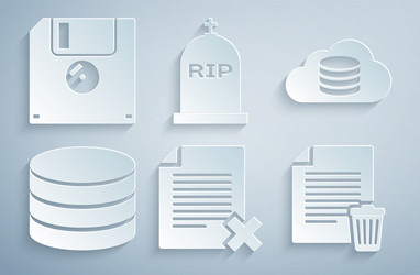 Set delete file document cloud database vector