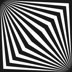 geometric 3d pattern with striped lines vector image