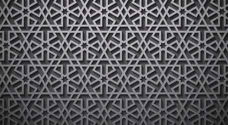 Seamless pattern abstract patchwork with geometric vector