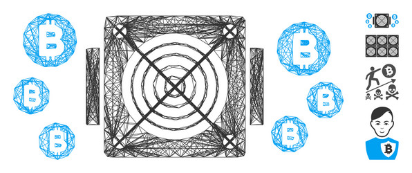 linear bitcoin mining asic device mesh vector