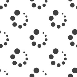 Loading seamless pattern vector