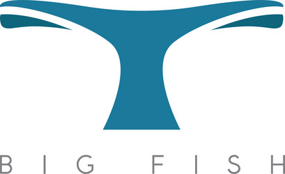 Abstract design template of whale tail vector