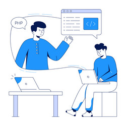 coding vector image