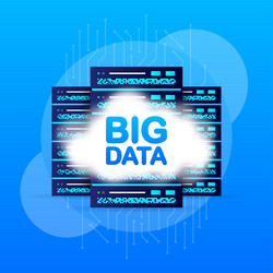 abstract pattern with big data for concept design vector image