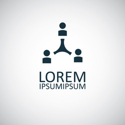Man structure icon simple flat element design vector