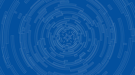 3d circular pattern style wireframe model vector image