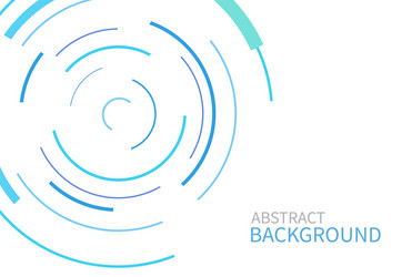 abstract background with color circle line vector image