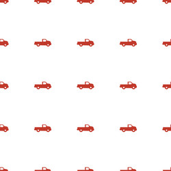 car icon pattern seamless white background vector