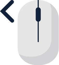 click right left computer mouse icon symbol flat vector