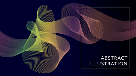 Geometric abstract background shape banner vector