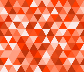 red triangular seamless pattern geometric vector image