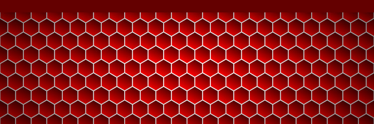 abstract red geometric polygons header vector image