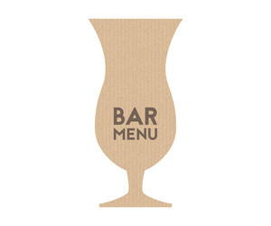 Bar menu Royalty Free Vector Image - VectorStock