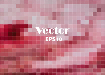 pink red abstract square mosaic tile background vector image