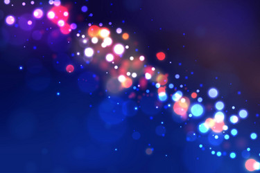realistic bokeh effect background design vector image
