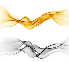 Abstract background with smooth color wave Vector Image