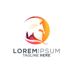 Spartan Warrior Logo Vector Image