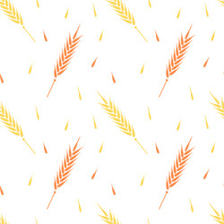 Wheat Grain Pattern vector image