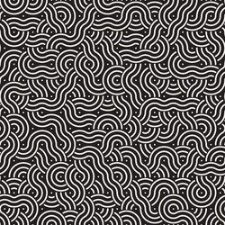 seamless pattern repeating geometric elements vector image