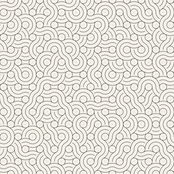 seamless pattern repeating geometric elements vector image