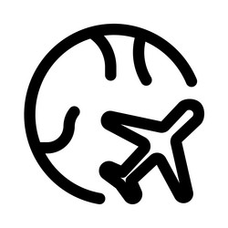 wireless web access is available during flight vector image