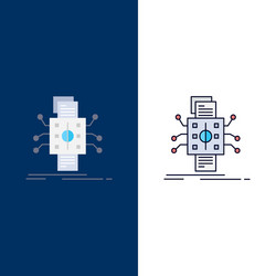 analysis data datum processing reporting flat vector image