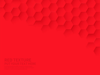 hex texture red hexagon pattern abstract vector image