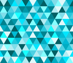 Cyan triangular seamless pattern geometric vector