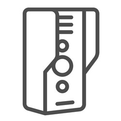 intercom with camera protection security cctv vector image