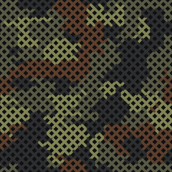 Seamless pattern for army fabric and design vector