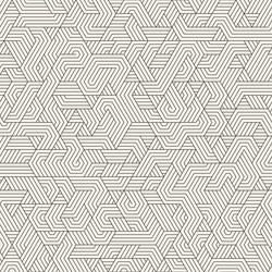 seamless pattern repeating geometric elements vector image