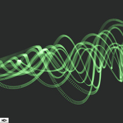 Dynamic Connection Network vector image