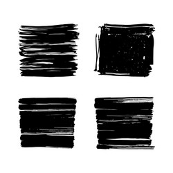 hand drawn scribble frames with place for text vector image