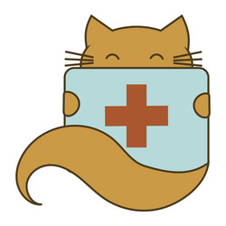 veterinary logo for pet shop Vector Image