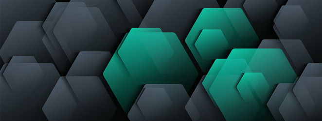 abstract hexagon pattern background geometric vector image