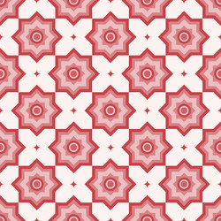 Geometric Red Pattern vector image