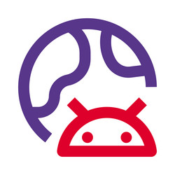 using an android phone for global internet vector image