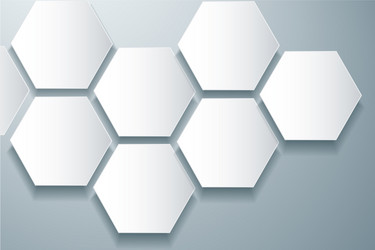 abstract bee hive hexagon and space background vector image