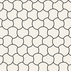 seamless pattern repeating geometric elements vector image