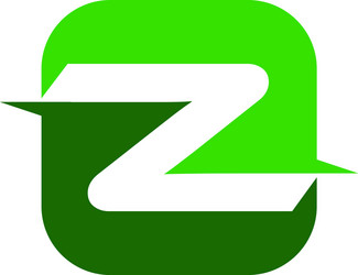 Z letter signature logo Royalty Free Vector Image