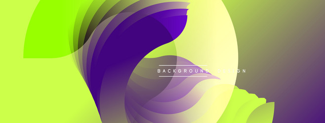 abstract vibrant design features overlapping vector image