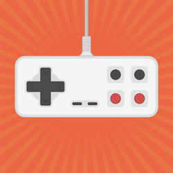 Retro Joystick Controller vector image
