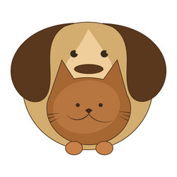 veterinary logo for pet shop Vector Image