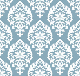 damask seamless pattern background vector image