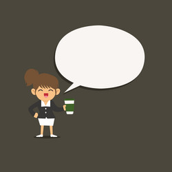Flat design business empty template for layout vector