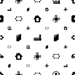 microchip icons pattern seamless white background vector