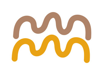 abstract shapes wavy pattern freeform design vector image
