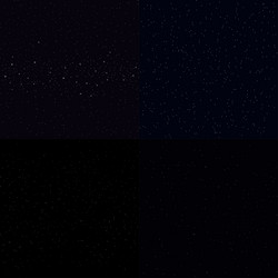 deep dark space seamless pattern in set vector image