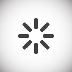 Loading related icon on background for graphic vector