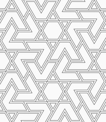 seamless pattern geometric linear vector image